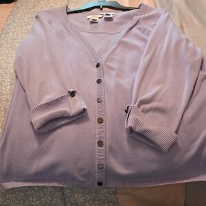 Talbots Light Purple Women's Cardigan